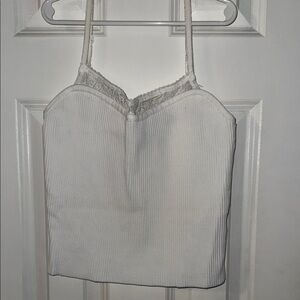Forever 21 White Bustier Camisole Top